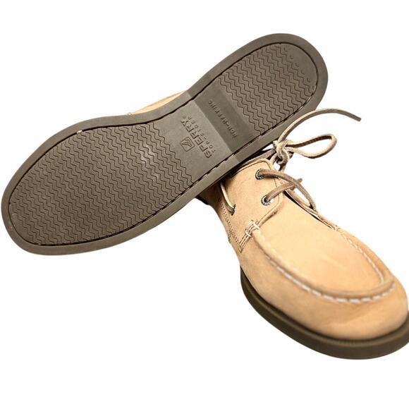 Sperry Kids' Authentic Original Slip-On Boat Shoe in Sahara Leather | 5M - Picture 5 of 6